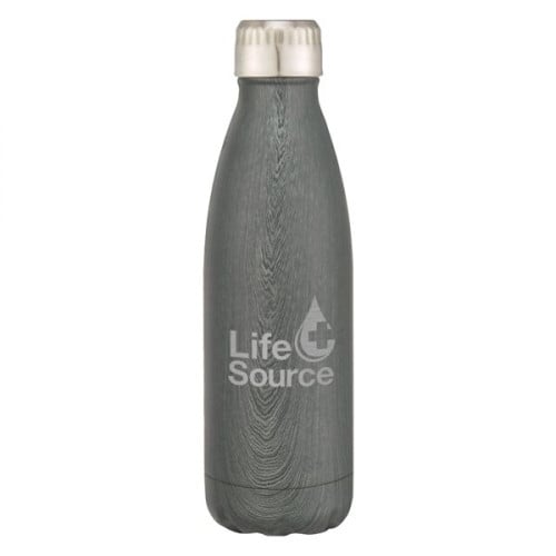 16 Oz. Stainless Steel Swig Woodtone Bottle