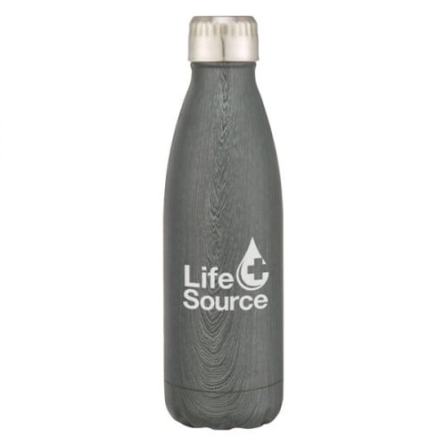 16 Oz. Stainless Steel Swig Woodtone Bottle