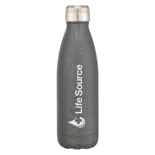 16 Oz. Stainless Steel Swig Woodtone Bottle