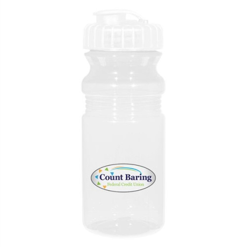 20 Oz. Poly-Clear™ Fitness Bottle With Super Sipper Lid