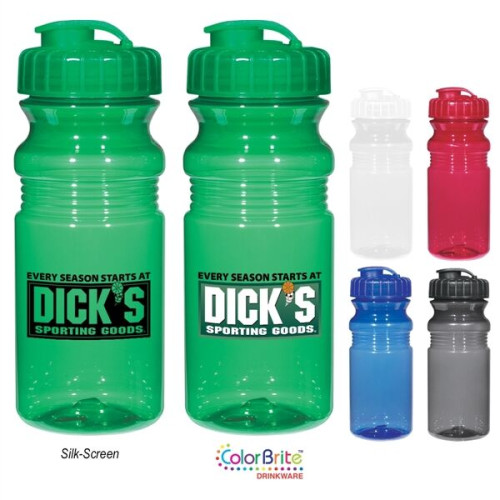 20 Oz. Poly-Clear™ Fitness Bottle With Super Sipper Lid