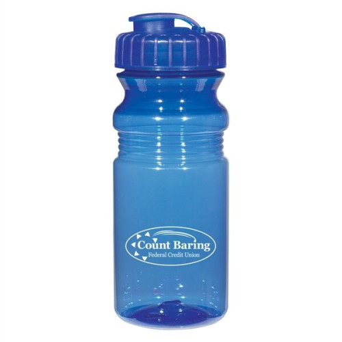 20 Oz. Poly-Clear™ Fitness Bottle With Super Sipper Lid