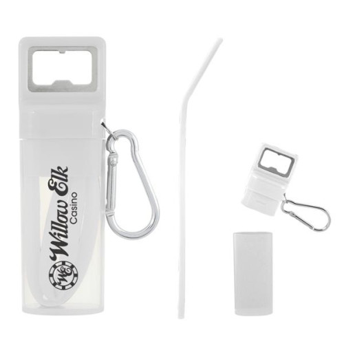 Pop And Sip Bottle Opener Straw Kit