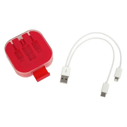 3-In-1 Charge Cable With Phone Stand