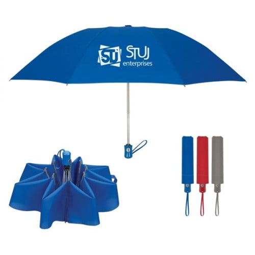 44" Arc Super Automatic Telescopic Inversion Umbrella