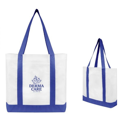 Non-Woven Tote Bag With Trim Colors