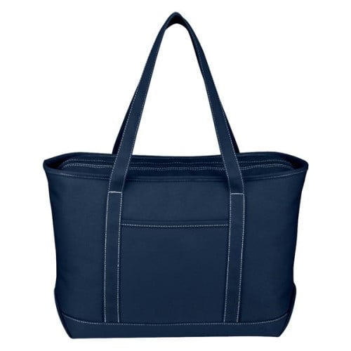 Large Cotton Canvas Yacht Tote Bag