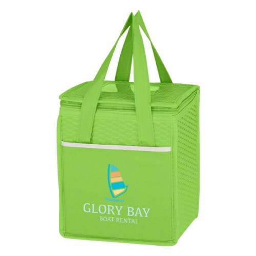 Non-Woven Wave Design Kooler Lunch Bag