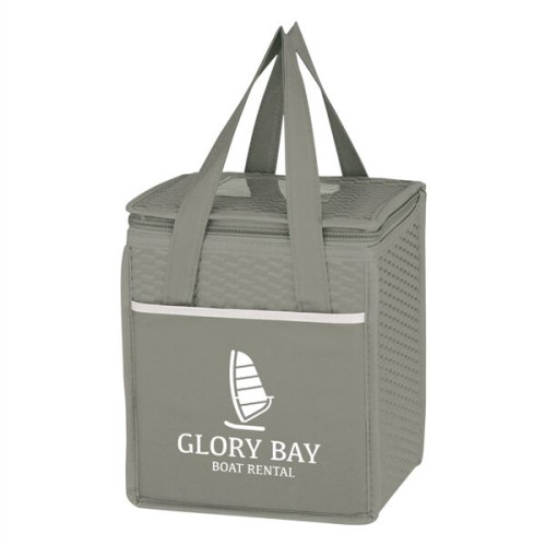 Non-Woven Wave Design Kooler Lunch Bag