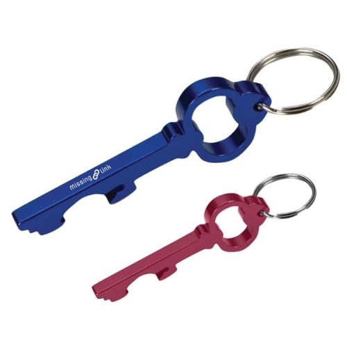 Key Shape Bottle Opener Key Ring