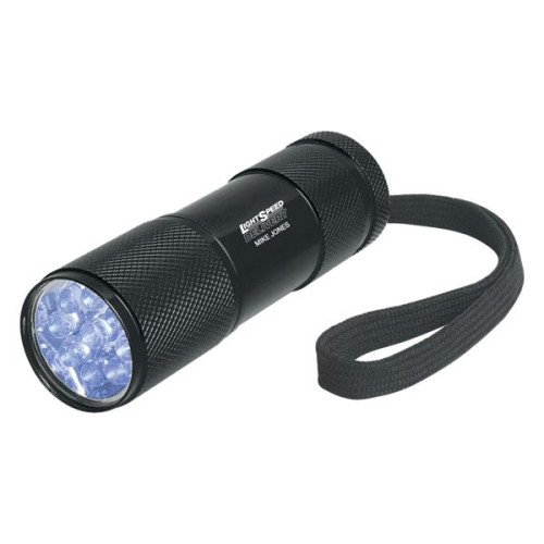 The Stubby Aluminum LED Flashlight With Strap