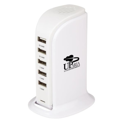 5-Port USB Hub Tower