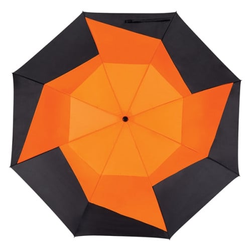 46" Vented Pinwheel Folding Umbrella