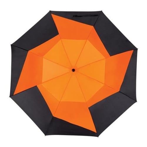 46" Vented Pinwheel Folding Umbrella