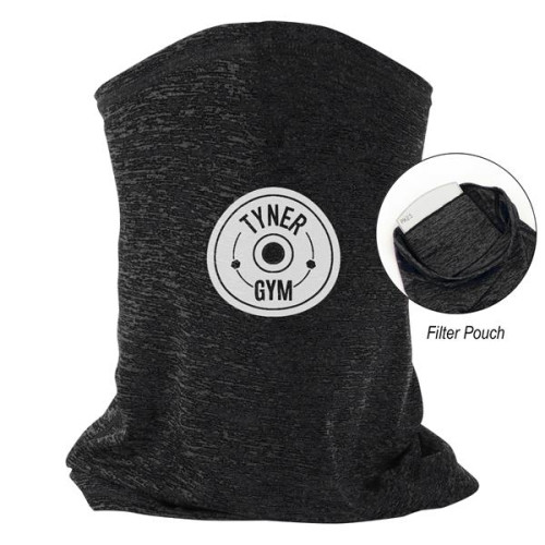 Heathered Cooling Gaiter With Filter