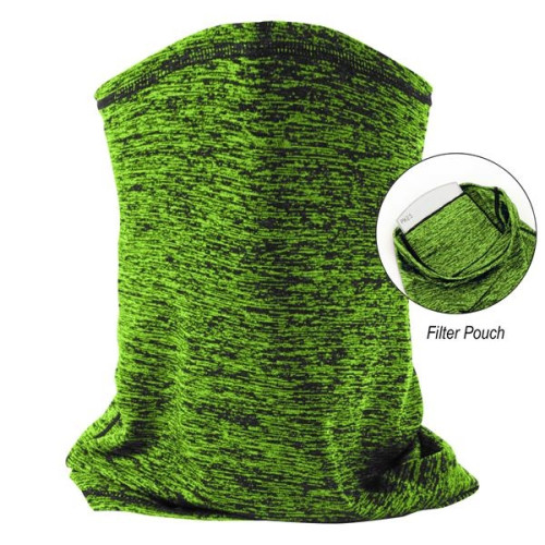 Heathered Cooling Gaiter With Filter