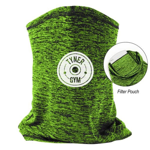 Heathered Cooling Gaiter With Filter