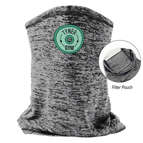 Heathered Cooling Gaiter With Filter