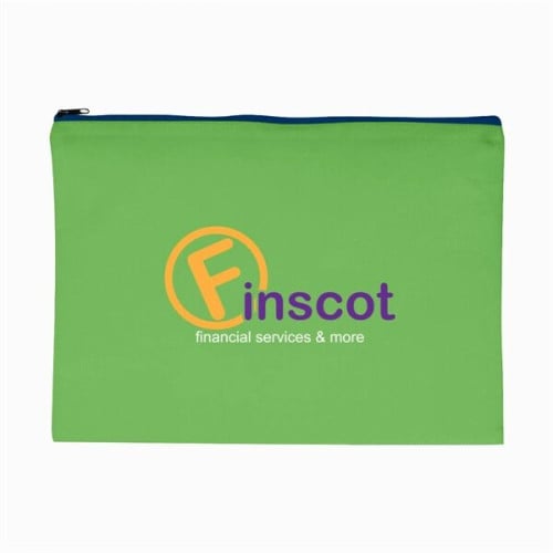 Non-Woven Document Sleeve With Zipper