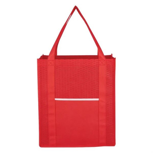 Non-Woven Wave Shopper Tote Bag