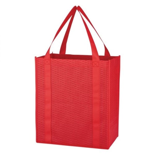 Non-Woven Wave Shopper Tote Bag