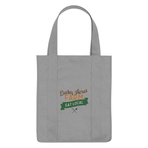 Non-Woven Shopper Tote Bag With 100% RPET Material