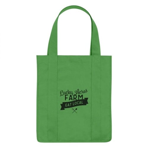 Non-Woven Shopper Tote Bag With 100% RPET Material