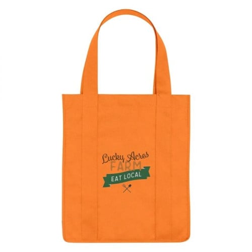 Non-Woven Shopper Tote Bag With 100% RPET Material