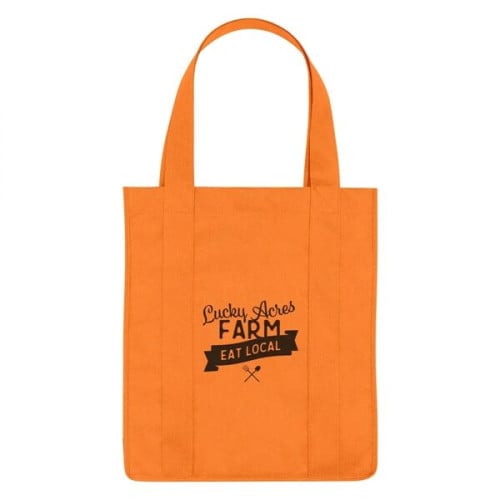 Non-Woven Shopper Tote Bag With 100% RPET Material