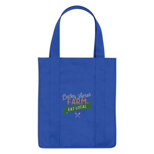 Non-Woven Shopper Tote Bag With 100% RPET Material