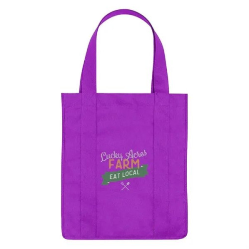 Non-Woven Shopper Tote Bag With 100% RPET Material