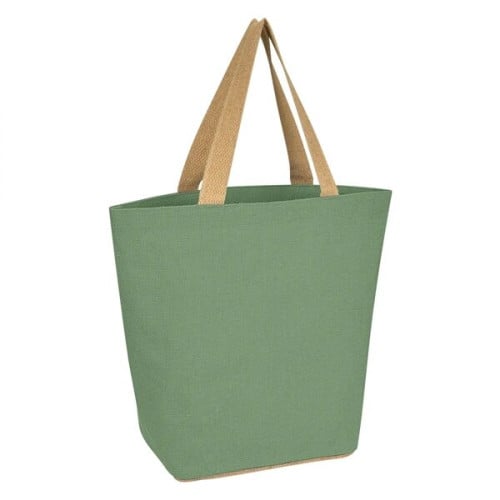 Marketplace Jute Tote Bag