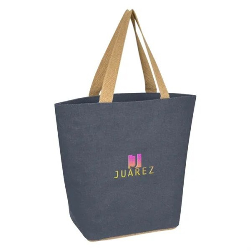 Marketplace Jute Tote Bag