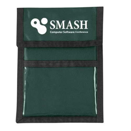 Nylon Neck Wallet Badge Holder