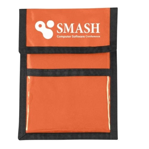 Nylon Neck Wallet Badge Holder