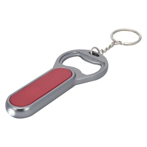 Fiesta Key Chain with Bottle Opener & LED Light