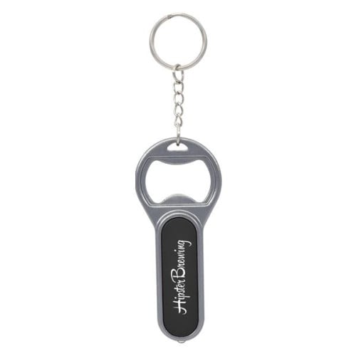 Fiesta Key Chain with Bottle Opener & LED Light