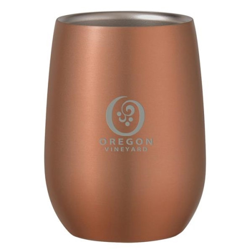 9 Oz. Stainless Steel Stemless Wine Glass