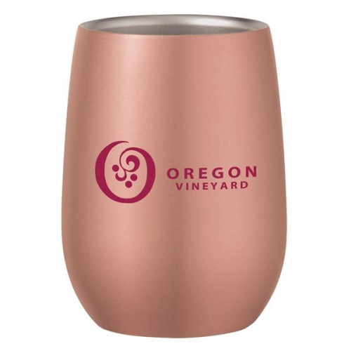 9 Oz. Stainless Steel Stemless Wine Glass