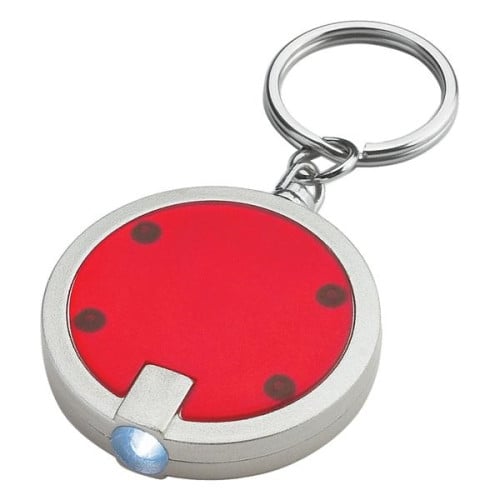 Round LED Key Chain