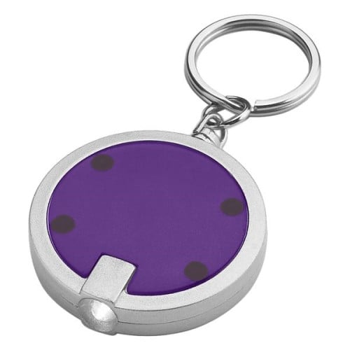 Round LED Key Chain