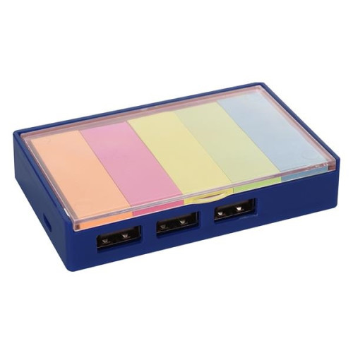 3-Port USB Hub With Sticky Flags