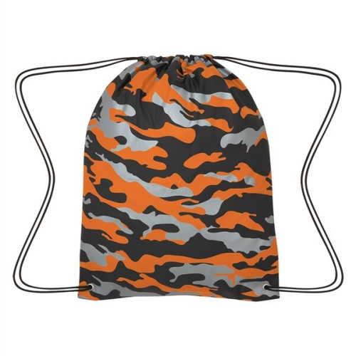 Reflective Camo Drawstring Sports Pack