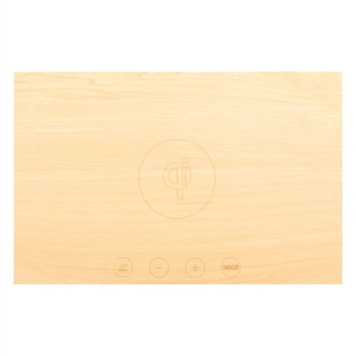BlueSequoia Alarm Clock with Qi Charging Station and Wire...