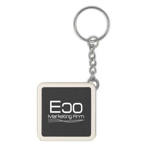 Square Tape Measure Key Tag