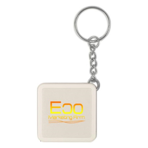 Square Tape Measure Key Tag