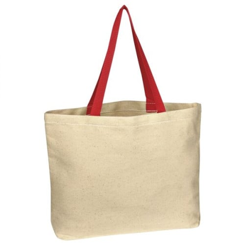 Natural Cotton Canvas Tote Bag