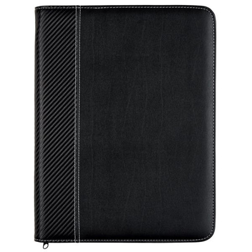 Carbon Fiber Zippered Portfolio