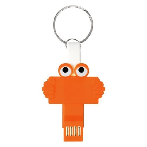 Clipster Buddy 3-In-1 Charging Cable Key Ring