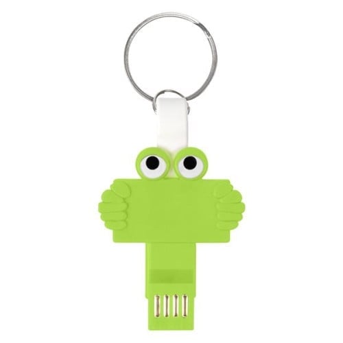 Clipster Buddy 3-In-1 Charging Cable Key Ring